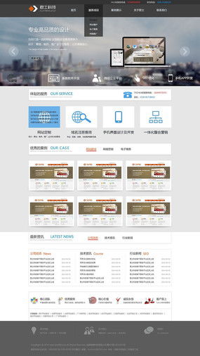 紅動中國 網(wǎng)絡公司網(wǎng)站網(wǎng)頁模板與設計素材的視覺盛宴
